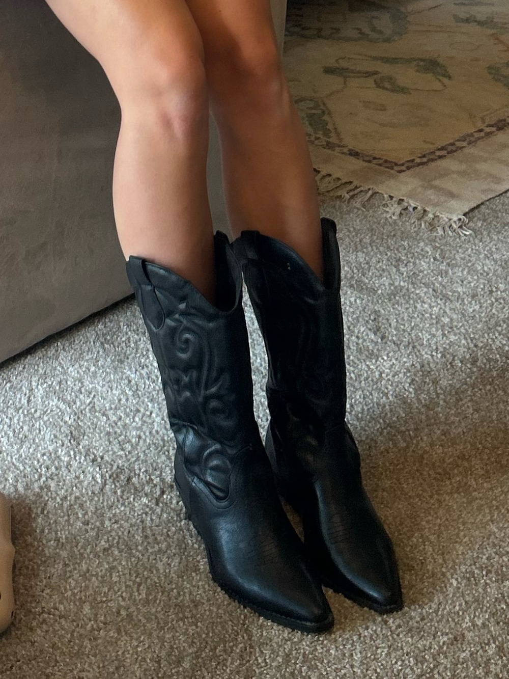Black Cowboy Boots